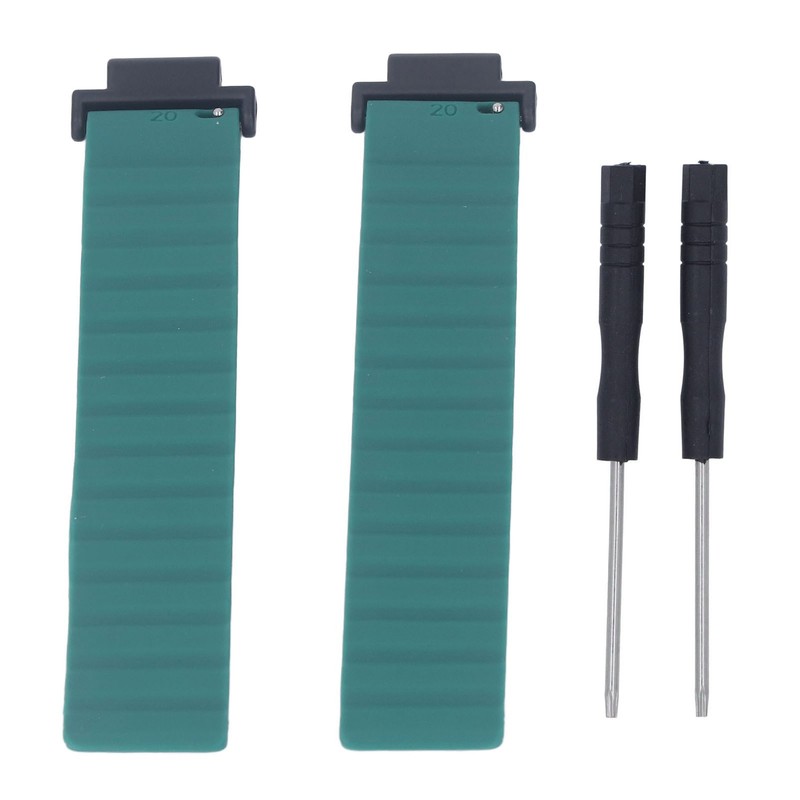 Magnetic Silicone Watch Strap Adjustable Silicone Bracelet Replacement Watchband for