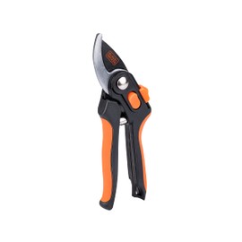 BLACK+DECKER Secateurs - 20.3 cm - Hardened Steel Blades - 13 mm Cutting Thickness - Black/Orange