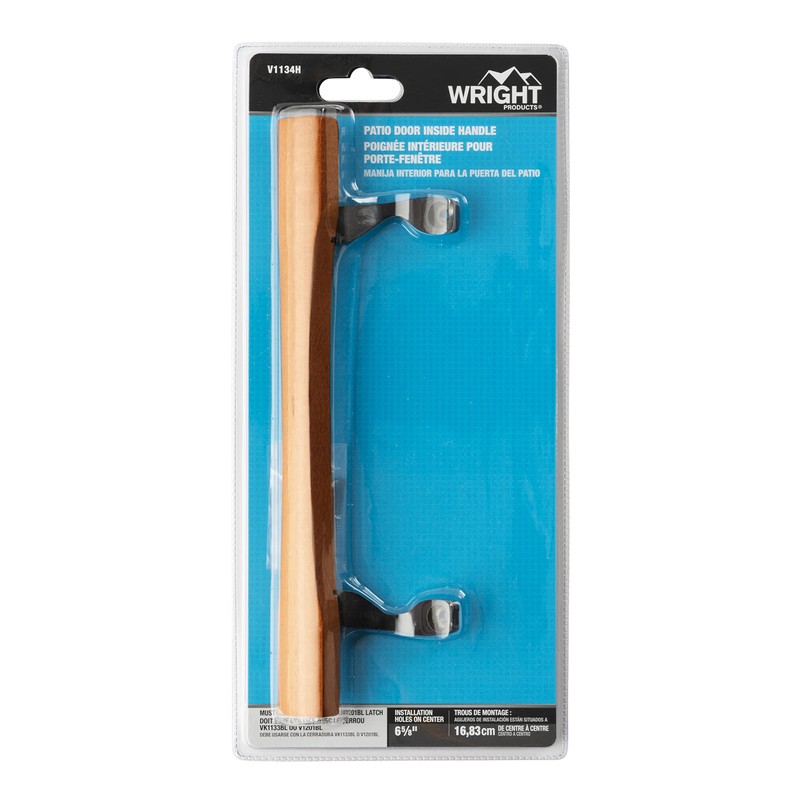 Wright Products - Replacement Oak Sliding Patio Door Inside Handle