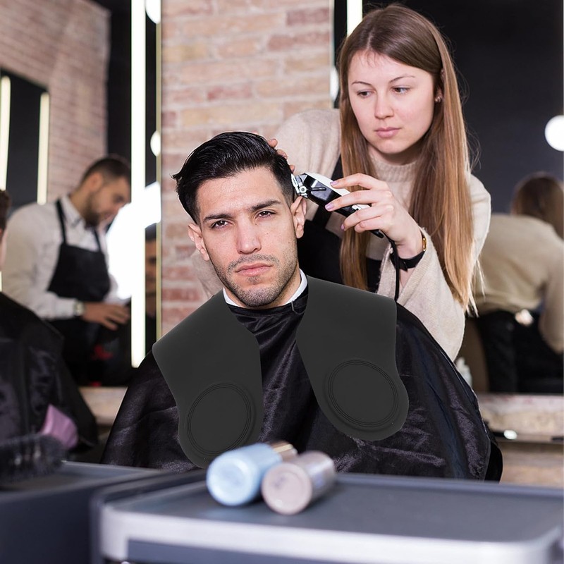 Protector de cuello para corte de cabello, collar de corte