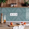 STICKGOO 10 Sheets Thicker Herringbone Peel and Stick Backsplash, 12.6”×9.7”