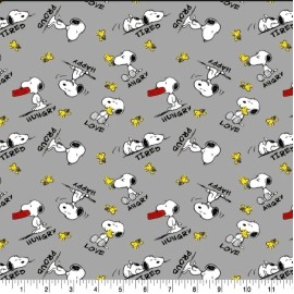 Unbranded LINED WINDOW VALANCE CURTAIN 42 X 15 GRAY PEANUTS SNOOPY WOODSTOCK
