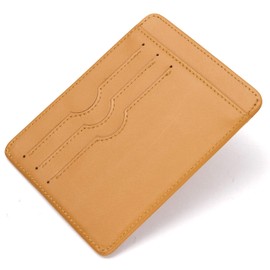 Kyogoku Takumi Kobo Men's Easy Removal Card Case, Magazine Product, Genuine Leather, camel