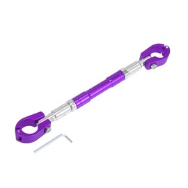 Hihaha 1Set Universal 22mm Purple Motorcycle Balance Bar Aluminum Alloy Crossbar Handlebar Motorbike Reinforce Lever Accessories Grips Handle Bar Durable Material