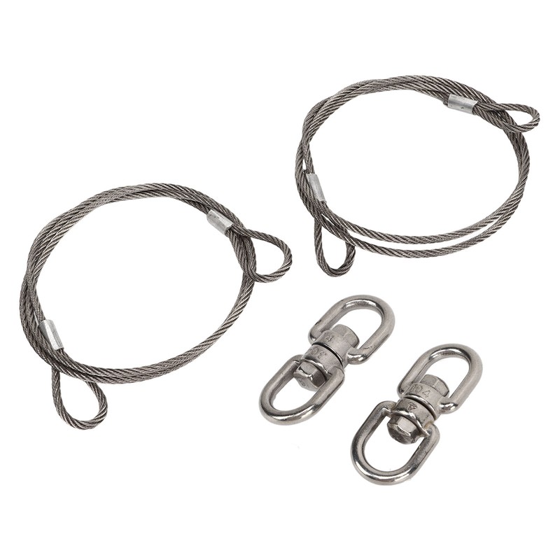 2 Pcs 1 Meter Trailer Lifting Cable 125542 304 Stainless
