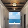 OUPAVOCS Motion Sensor Outdoor Ceiling Light, Flush Mount Front Porch
