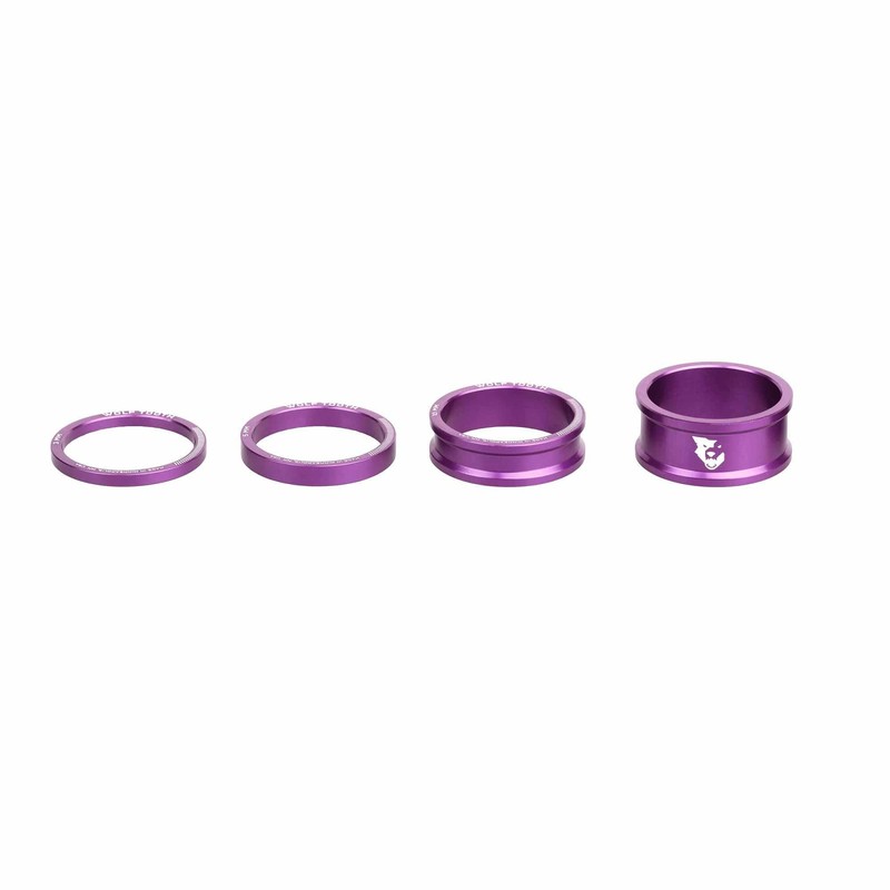 Wolf Tooth | Precision Premium headset Spacers KIT1 | Red