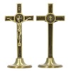 Catholic Cross Hand Made Zinc Alloy Metal Vertical Catholic Crucifix