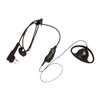 Motorola - Auricular con micrófono, Push to Talk., Pequeño, HKLN4599B.