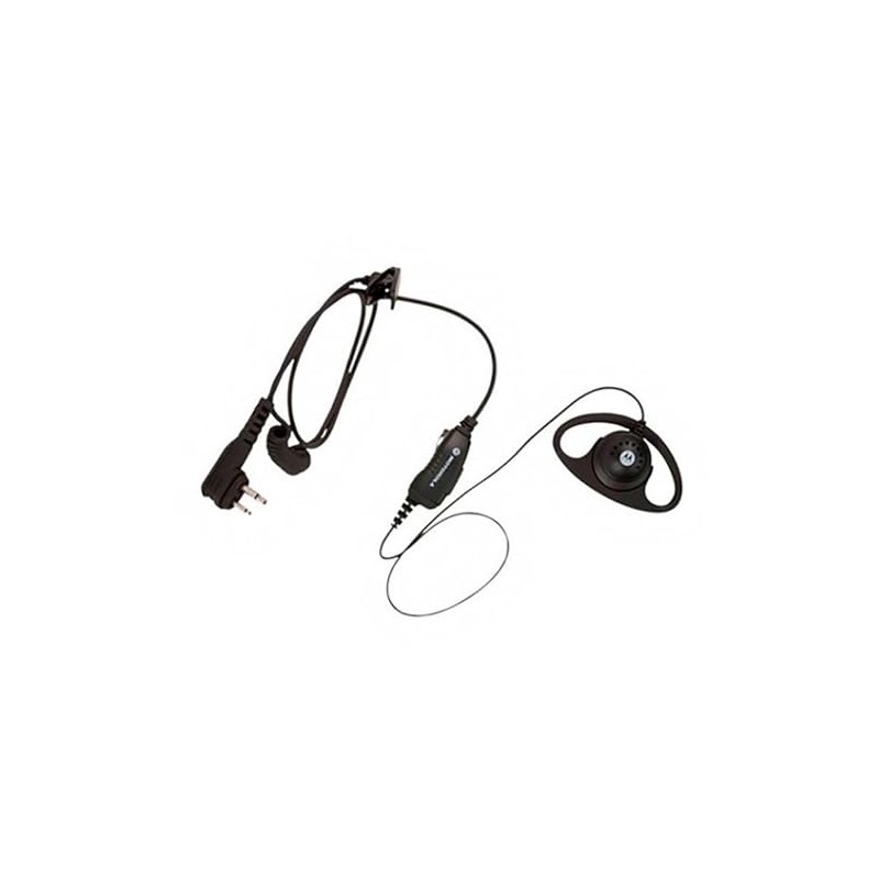 Motorola - Auricular con micrófono, Push to Talk., Pequeño, HKLN4599B.