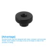 sourcing map Knurled Thumb Nuts, 8Pcs M3 Carbon Steel Nut