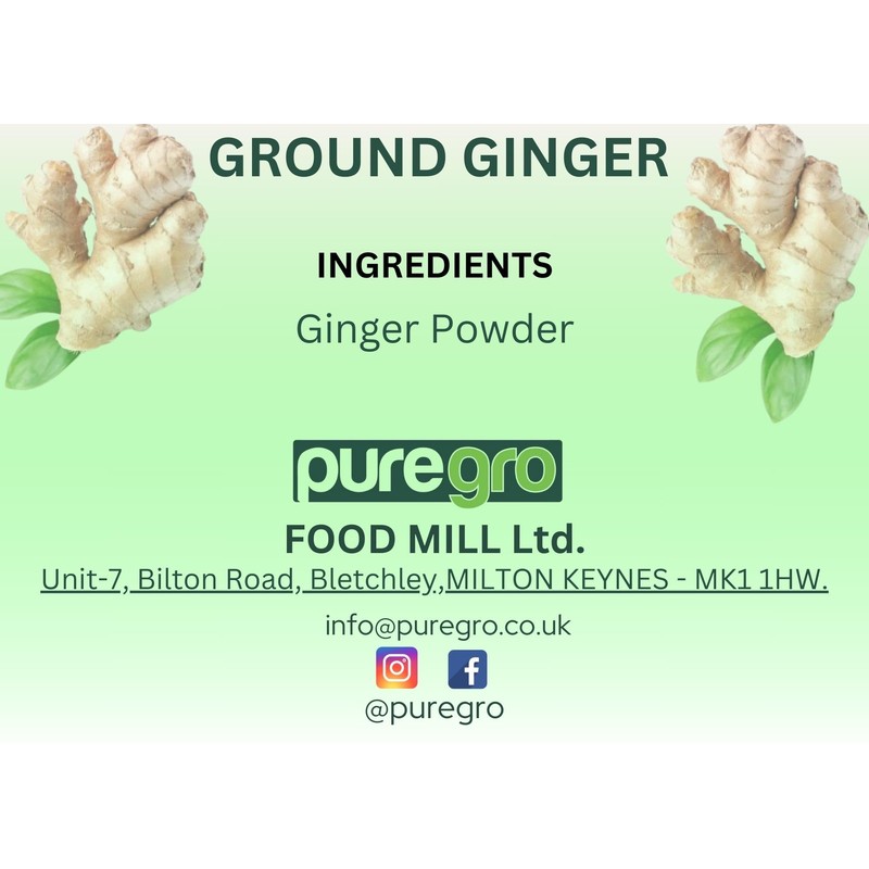 Puregro Ginger Powder 100g | PACK OF 1 | Ground