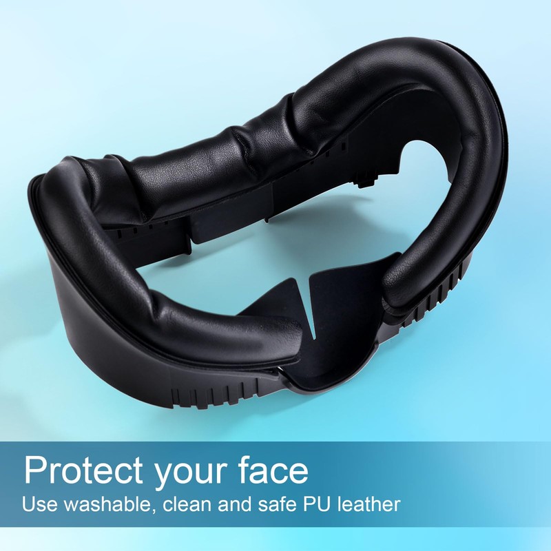 Facial Interface for Meta/Oculus Quest 3, Sweat-Proof Breathable Cooling Face
