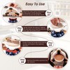 4 in 1 Multi-Purpose Jar Opener, with 3pcs Rubber Jar