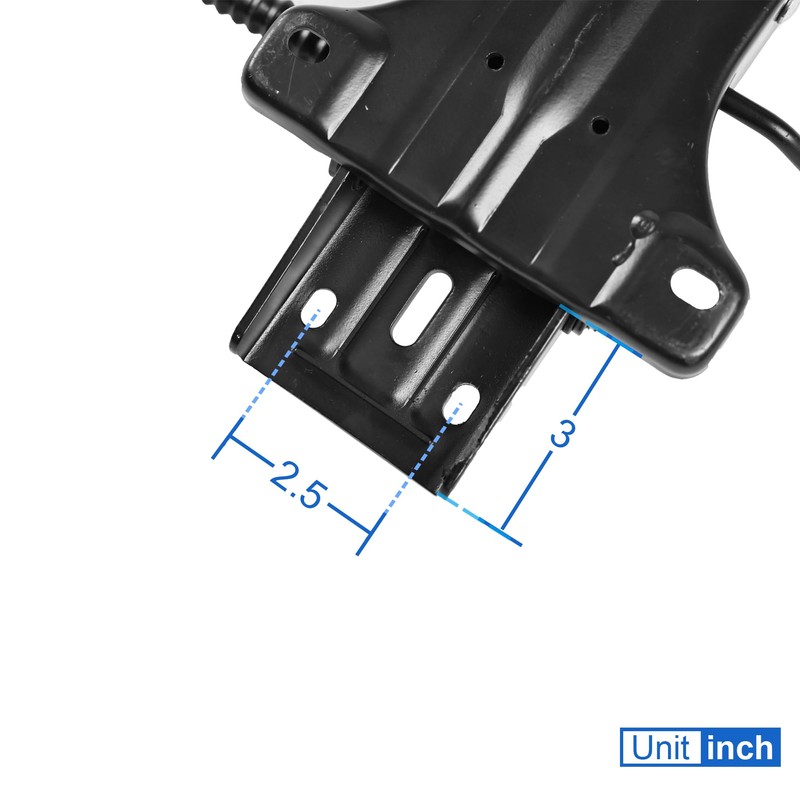 Heavy Duty with Adjustment Backrest Tilt Replacement Office Chair Swivel