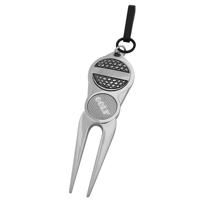 VGEBY Divot Tool, Metal Single Prong Divot Repair Tool Pitch
