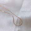 14k snake rope necklace snake chain choker women's silver necklace