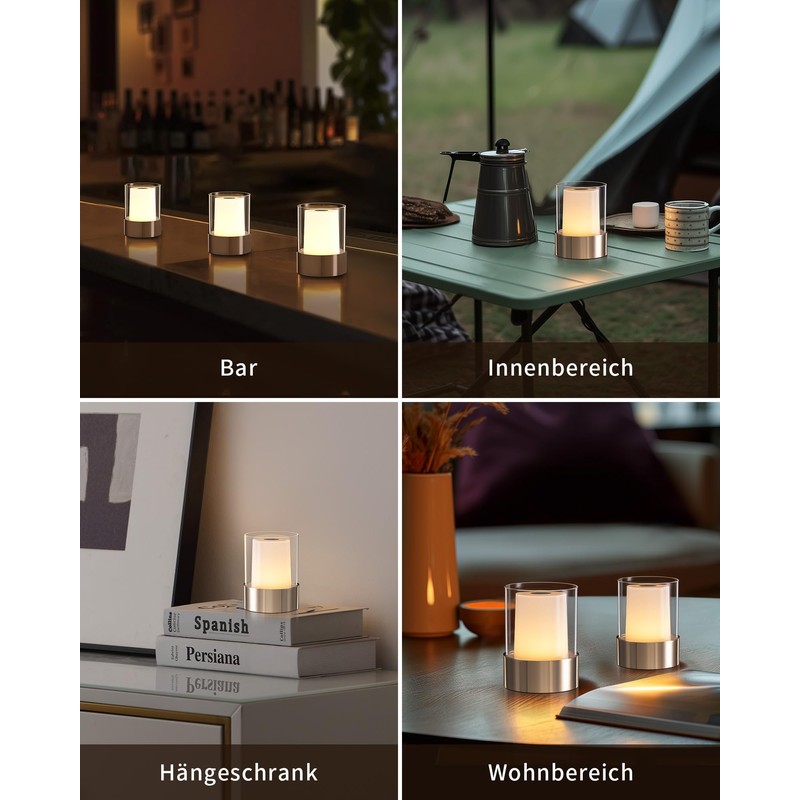 VISDANFO Newsee LED 4 inch touch night light (gold-2 (PE