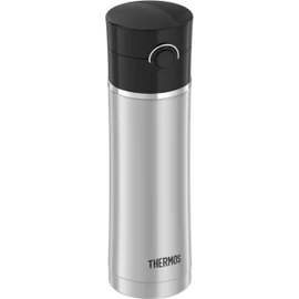 THERMOS 16 Ounce Drink Bottle with Tea Infuser, Black