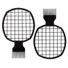 TIKMNO Upgraded 2-Piece Hair Twist Comb Hair Sponge Brush Set