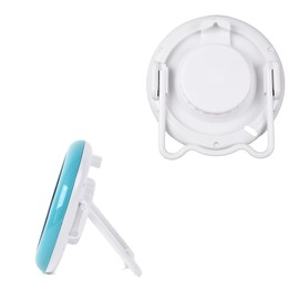 Felio FEW130BU Bass Clock, Analog, Bubble Coat, Dustproof, Splashproof, IP52, Can be Used on Landing, Blue