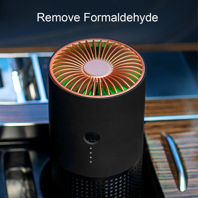 USB Air Purifier Mini Desktop Negative Ion Odor Removal Purifier