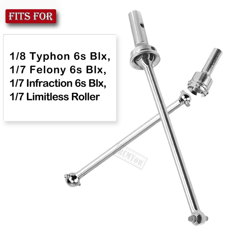 Drive Shaft Upgrades Part for 1/8 Typhon 6s Blx/1/7 Infraction