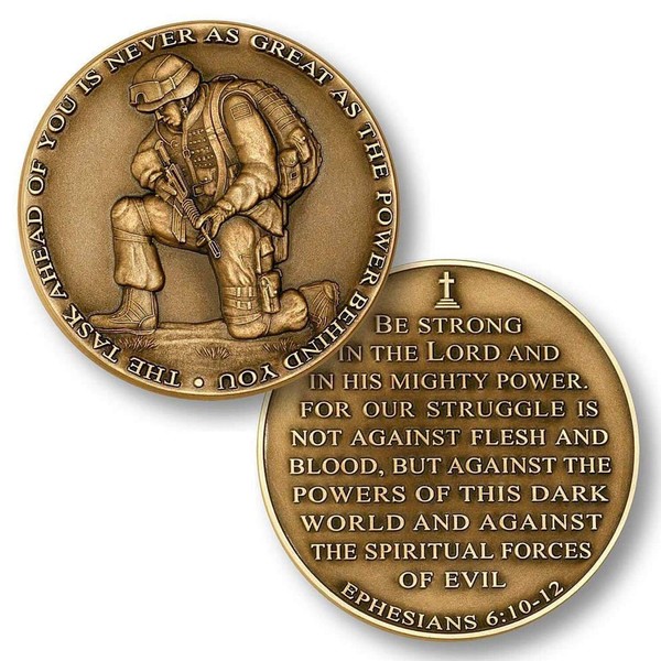 The Task Ahead Challenge Coin Collector's Medallion