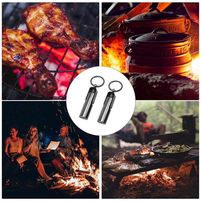 SOMGEM 2 Pack Permanent Match Infinity Lighter, Reusable Forever Match