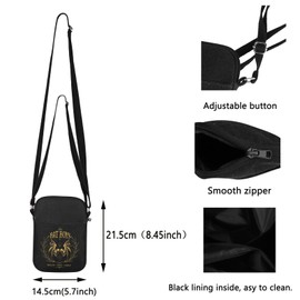 B Boys Crossbody Bag Fantasy Book Gift A-CO-Tar Merch Rhysand Azriel Cassian Crossbody Bag Bat B-oys Fan Club Handbag (CB, B Boy Mini)