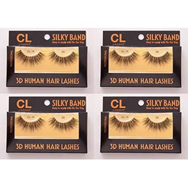 CL 3D Human Hair Lashes (4packs) (#19)
