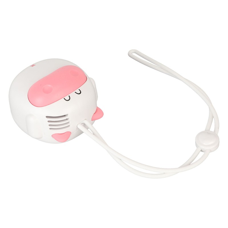 Mini Hanging Neck Fan USB Rechargeable 3 Speeds Bladeless Hands