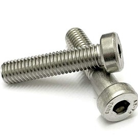 KADco® M5 Low Head Socket Cap Screws A2 Stainless Steel, Hex Head Allen Key Bolts (M5 x 18mm - (20 pcs))