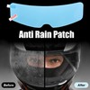 X AUTOHAUX 2pcs 8.86"x2.56" Rain Proof Film for Motorcycle Helmet