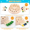 Memory Chess Toy Made of Wood, Memory Match Stick Chess