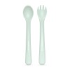 Miniland Dolce Mint Long Handled Spoon and Fork Set, Made