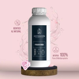 Distribución Aromática Esencia Pétalos De Rosa Para Diversas Aplicaciones 250 Ml
