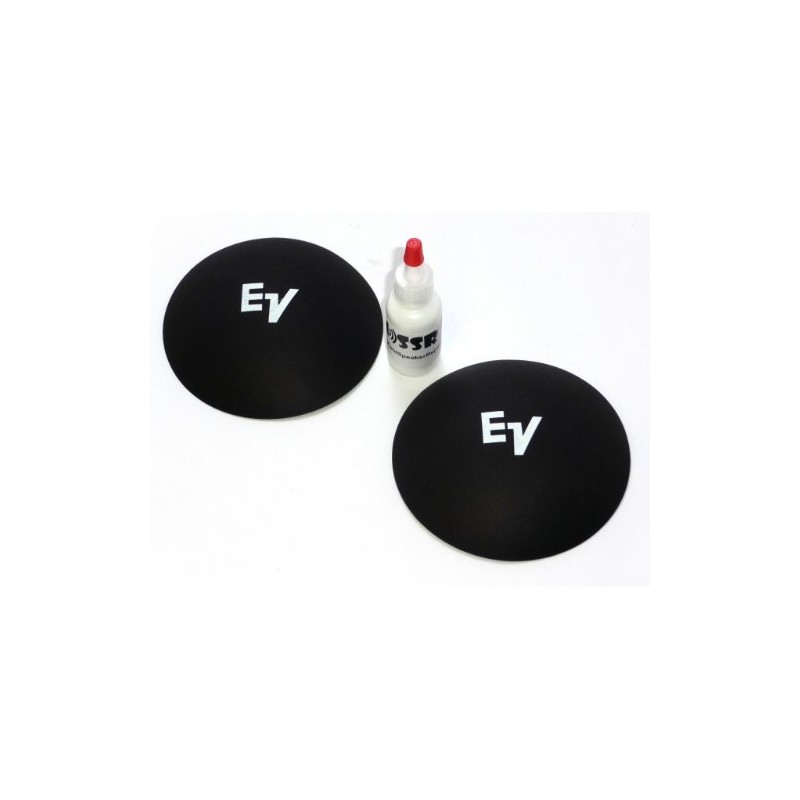 2 EV Electro Voice 4 1/8" Logo Dust Caps with