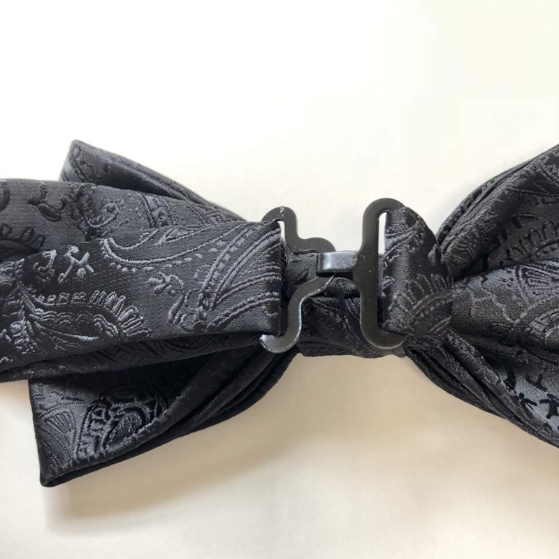 Bordeaux Paisley (Bow Tie & Pocket Square) 2-Piece Set, Men's,