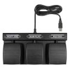 ECS Dictation USB Foot Pedal, Hands Free 3 Button Pedals