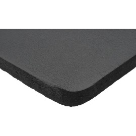 PRO-SAFE Heavy-Duty Anti-Fatigue Black Nitrile Foam Kneeling Mat: 18" x 36" x 1"