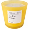 Hidden Label Large Scented Candle, Sicilian Lemon, 30oz 3 Wick