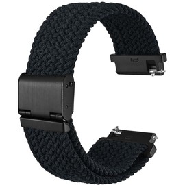 RSYHVG Braided Nylon Watch Straps with Adjustable Buckle, Woven Sport Loop for Men and Women, Band Width 18mm 19mm 20mm 21mm 22mm