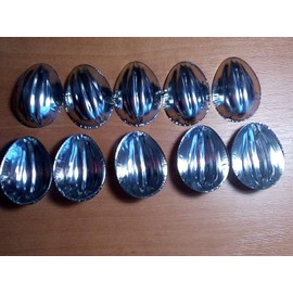 Metal Mold Form Nuts For Sweet Russian Nuts Oreshki Pastry Cookie Nutlets (Set of 60 pcs)