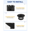 Hahaemall 8 Inch Chimney Cap Round Chimney Cover, Fireplace Chimney