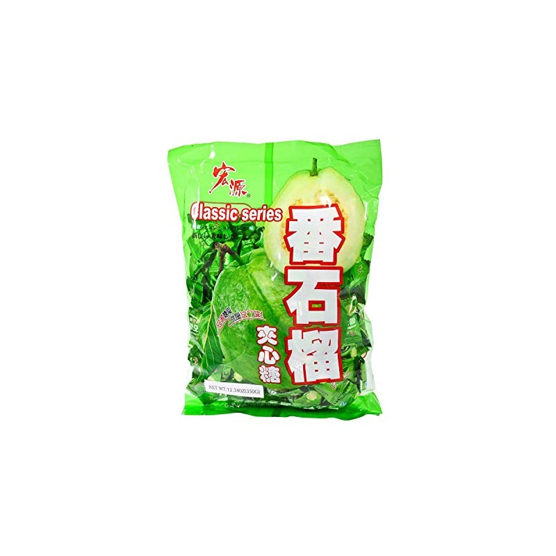 Hongyuan Fruit Candy 宏源 水果糖 系列 350g (Guava Candy番石榴糖, pack