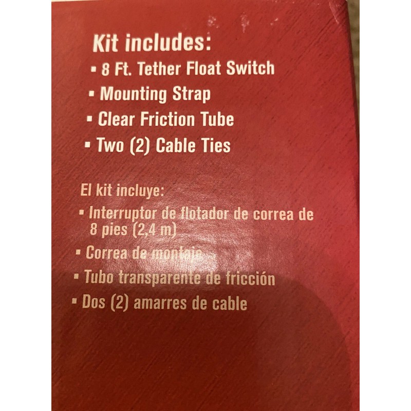 Ace Hardware Sump/Sewage Pump Tether Float Switch Brand New