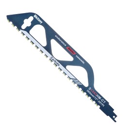 Reciprocating Saw Blades, Reciprocating Saw Blade Stone Carbide Steel, 305 mm Saw Blade, Saw Blades Reciprocating Saw for Aerated Concrete Wood Brick Cement Plate (S1243HM)