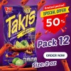 Takis Fuego Hot Chili Pepper & Lime Tortilla Chips (12