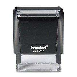 Custom-Imprinted Self-Inking Stamp Kit, 3/4" x 1 7/8" (4 Kits)